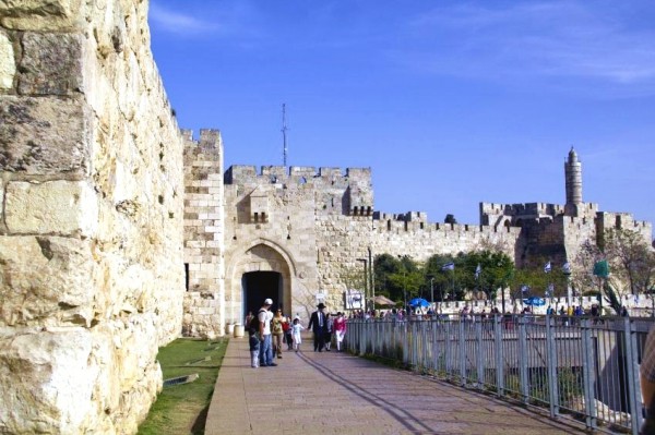 Jerusalem-Wall-Jaffa-Gate-Tower-David