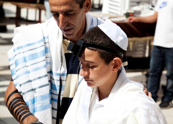 Father-Son-Western Wall