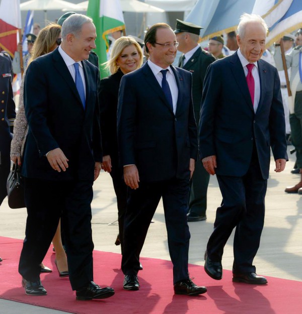 Hollande-Netanyahu-Ben-Gurion