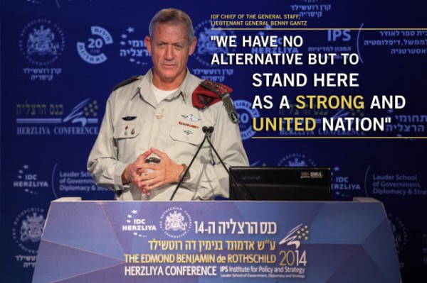 Israel’s Chief of Staff Benny Gantz