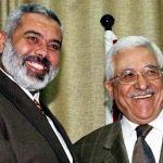 Hamas leader Ismael Haniyeh and Palestinian President Mahmoud Abbas