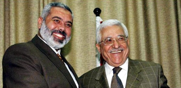 Hamas leader Ismail Haniyeh and Palestinian President Mahmoud Abbas Hamas leader Ismael Haniyeh and Palestinian President Mahmoud Abbas
