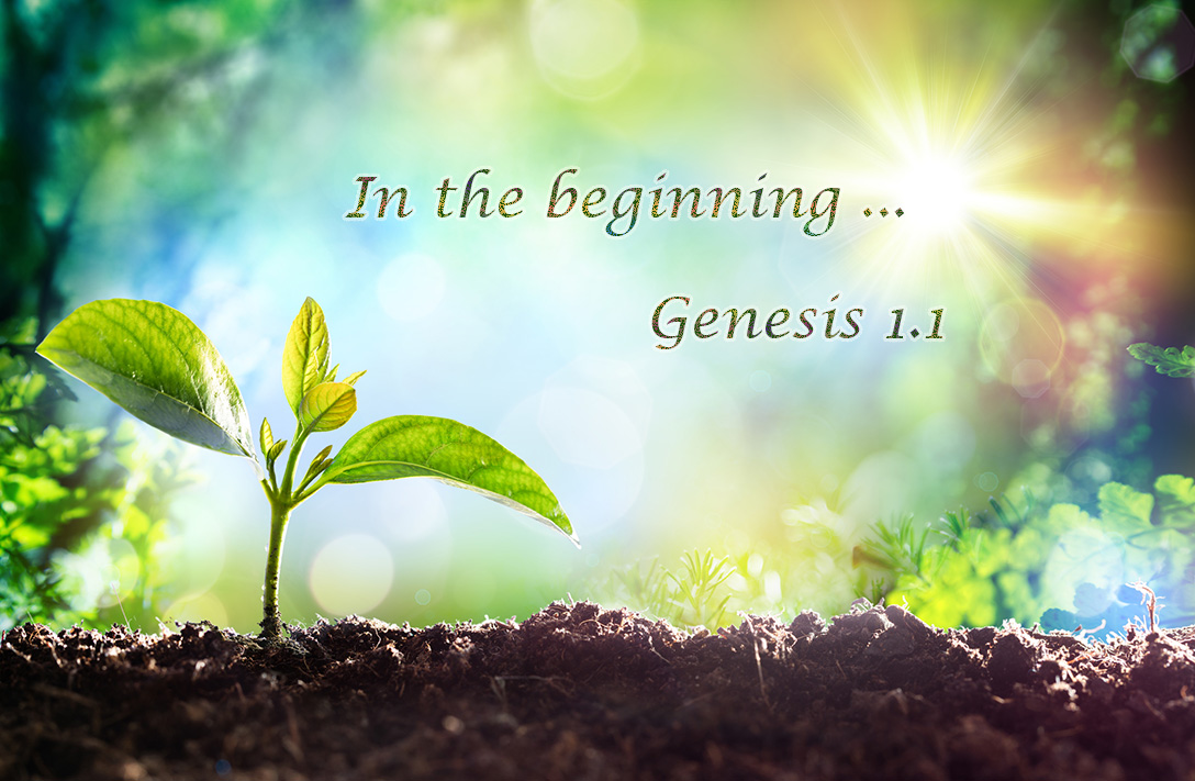 genesis 1:1, in the beginning,