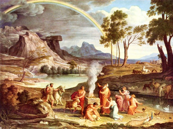 Landscape with Noah's Thank Offering, by Joseph Anton Koch