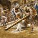 Yeshua Falls Beneath the Cross, by James Tissot