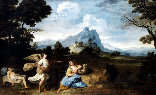 Hagar and Ishmael in the Desert, by Giuseppe Zola