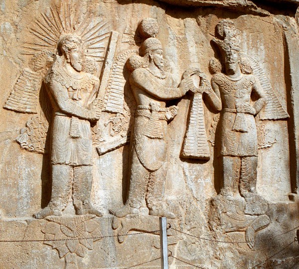 Relief of emperor Ardashir I or II