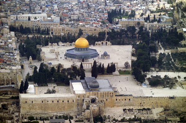 Aerial view Temple Mount
