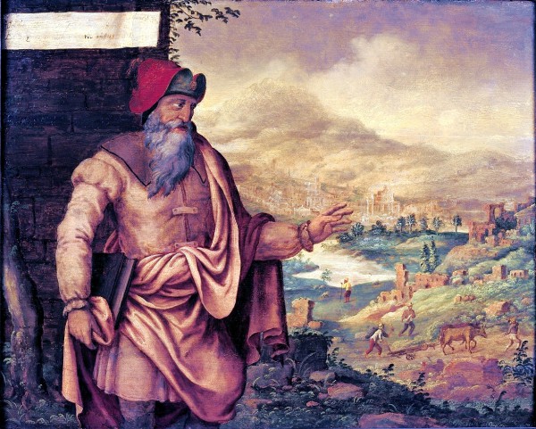 The Prophet Isaiah Predicts the Return of the Jews from Exile, by Maarten van Heemskerck