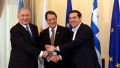 Netanyahu, Anastasiades, Tsipras