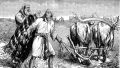 Elijah Casting His Mantle on Elisha