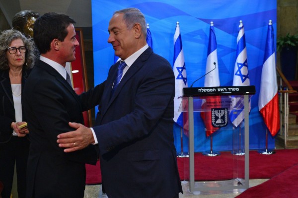 Peace, Israel, Prime Minister, Benjamin Netanyahu, France, Manuel Valls.