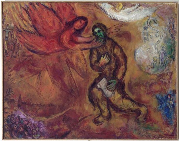 The Prophet Isaiah (1968), by Marc Chagall