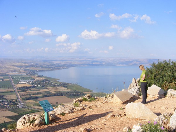 Mount Arbel, view of Sea of Galilee