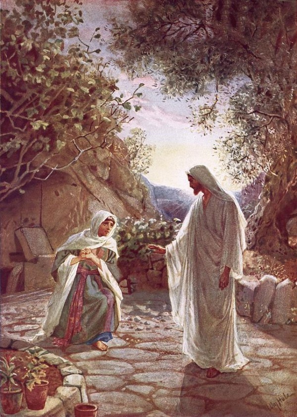 Yeshua and Mary, by William Hole